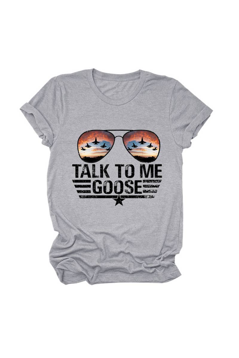 CWTTS1547_SUMMER LETTER PRINT SHORT-SLEEVED T-SHIRT