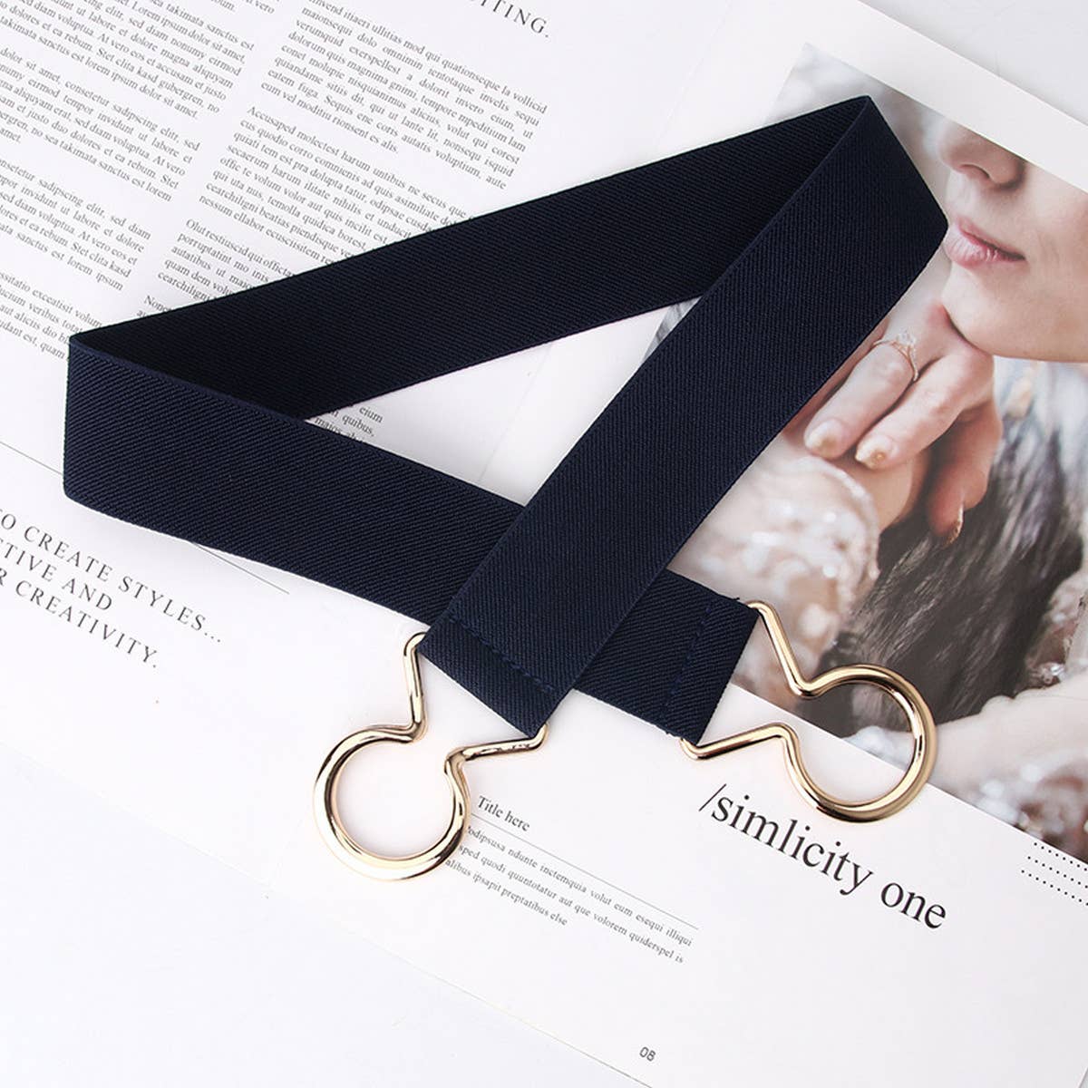 CWABE0917_FASHION ELASTIC WAIST BELT