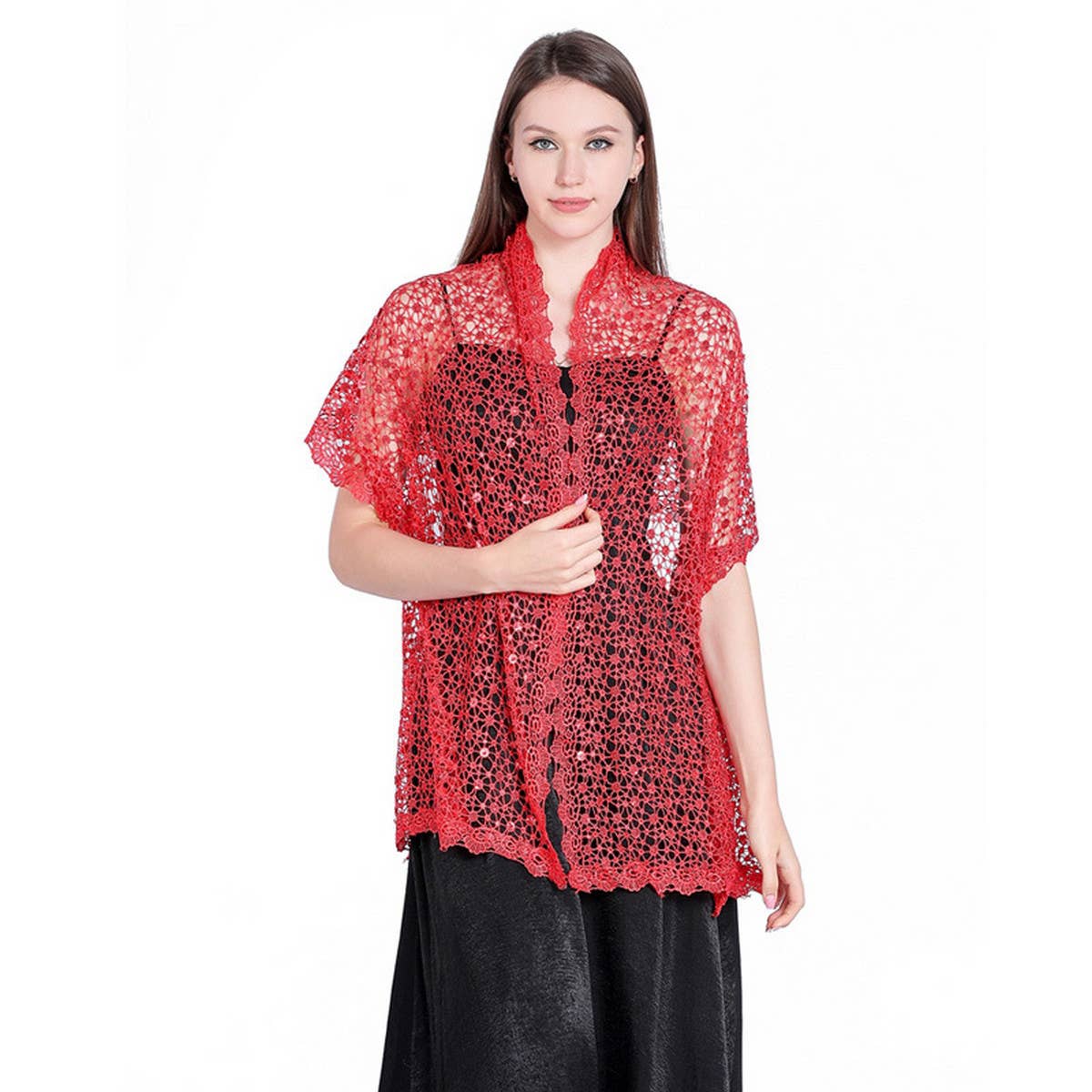 WEAR AN EMBROIDERED EVENING CAPE