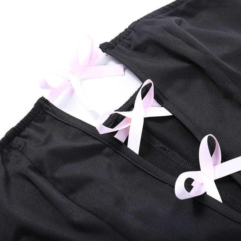 Bow Knot Cutout Strapless Bodycon Dress