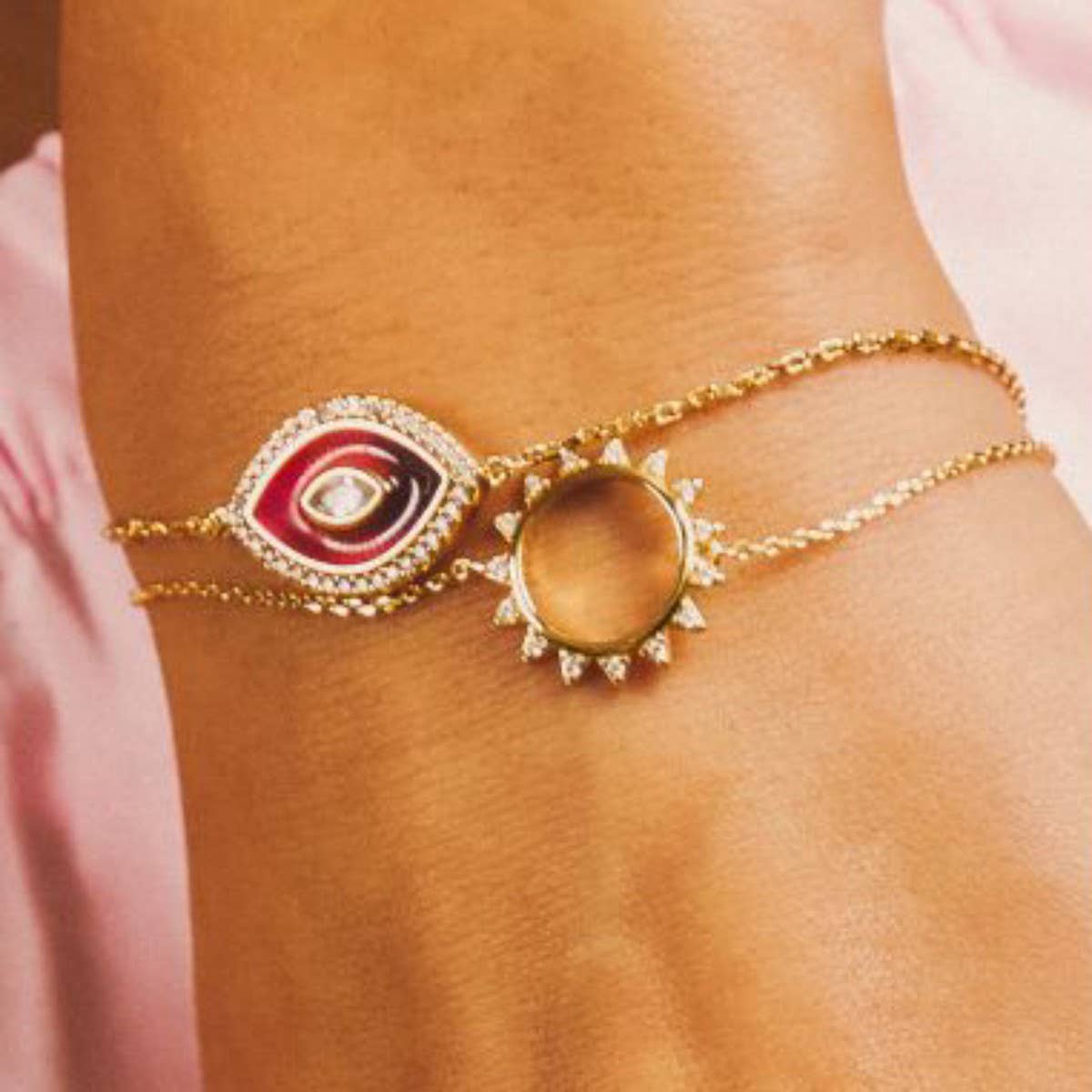 Women's Tarot Diamond Oil Drop Bracelet