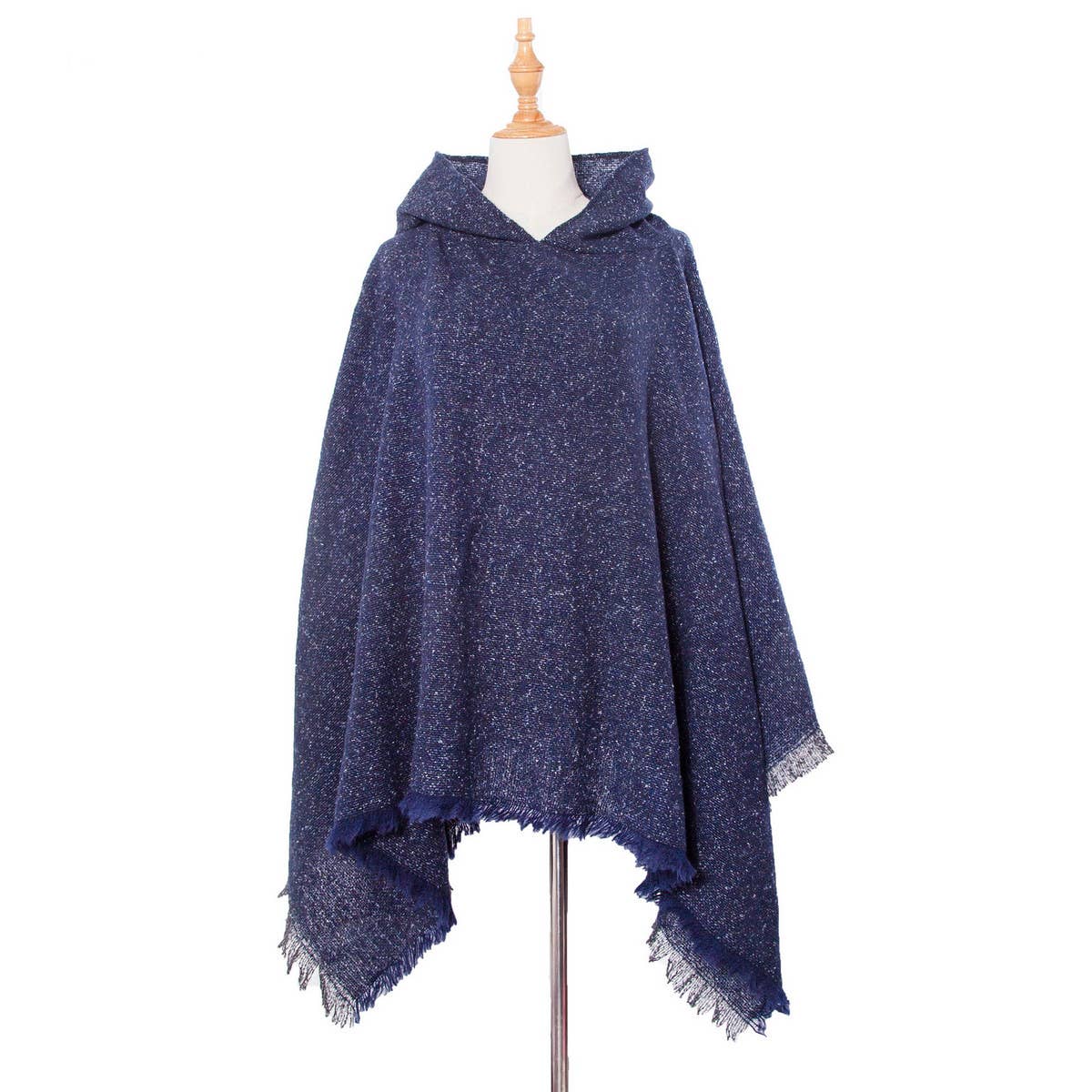 2024 NEW STYLE PULLOVER HOODED CAPE SHAWL_CWASC1205