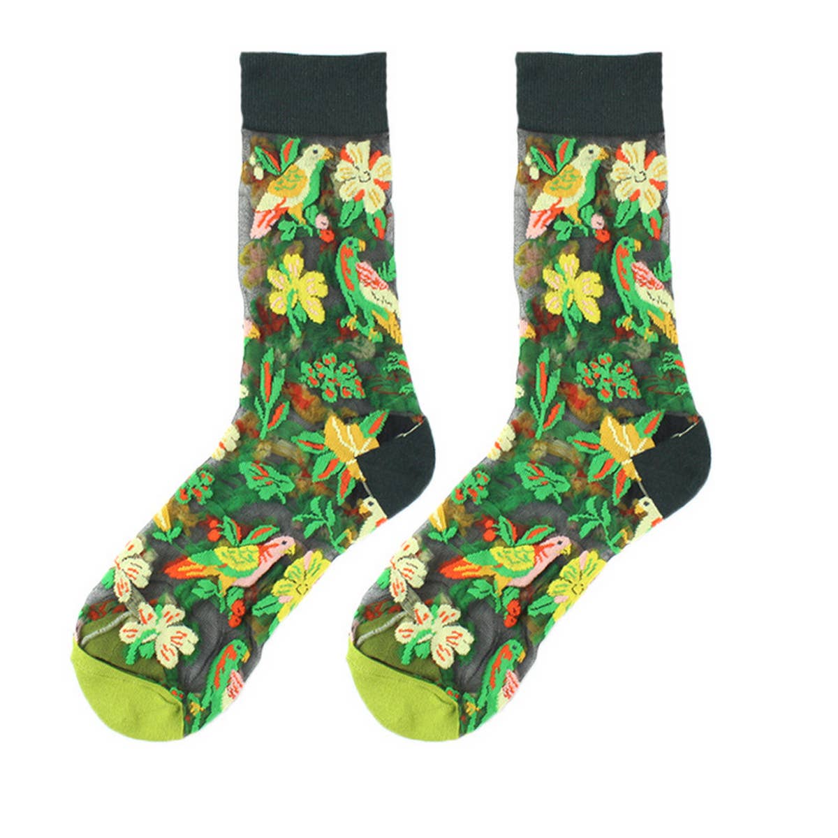 FASHIONABLE THIN FLOWER FOREST GLASS STOCK