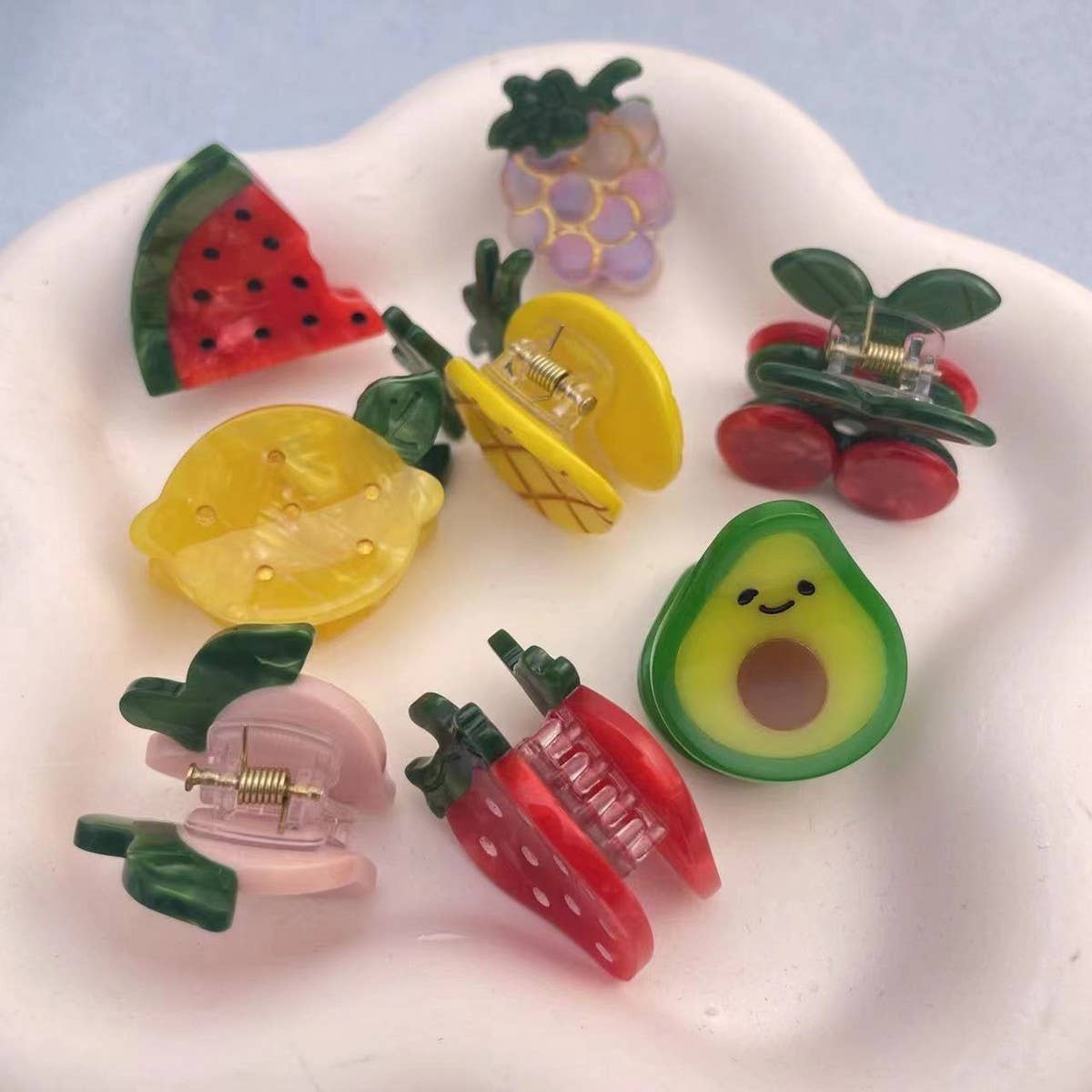 CWAHA4460_NEW FRUIT DOPAMINE CUTE CARTOON HAIRPIN