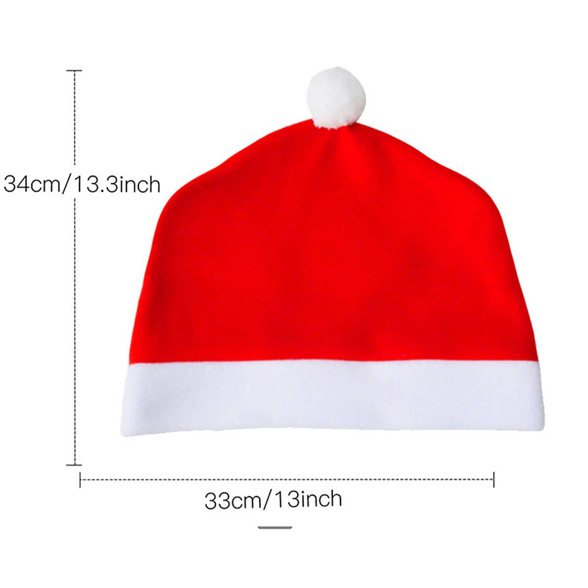 CWAH4073_CHRISTMAS DECORATION CAR CHAIR COVER CHRISTMAS HAT