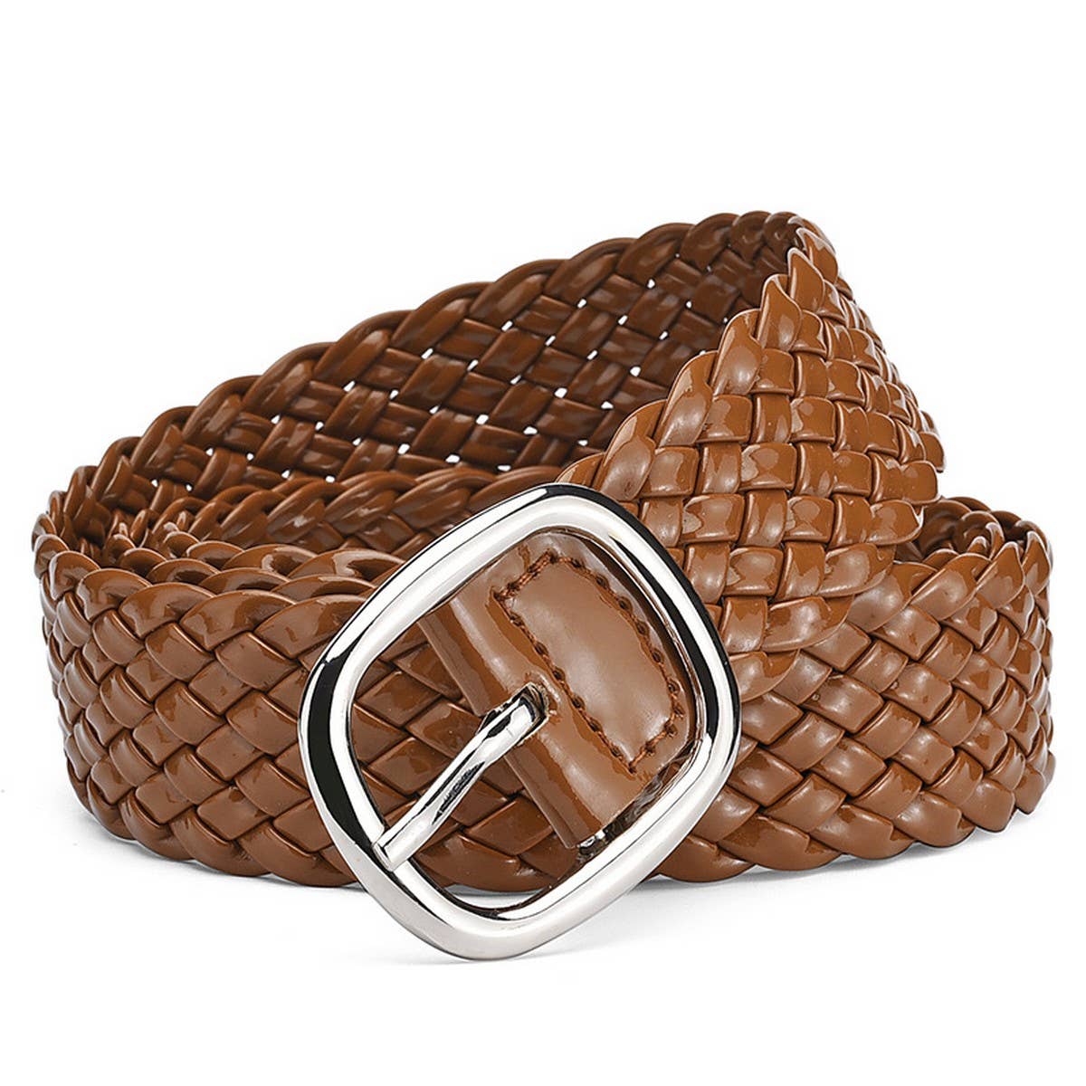 BRAIDED BELT IN BRIGHT CANDY COLOR FOR WOMEN_CWASC0570