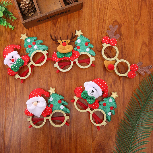 CHRISTMAS CARTOON COLORED GLASSES