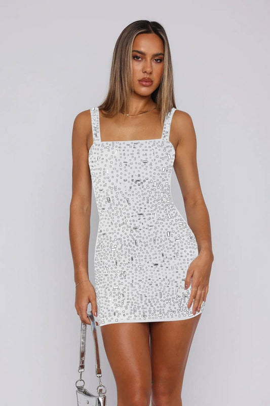 CWDSD7782_SQUARE NECK RHINESTONE BACKLESS BODYCON DRESS