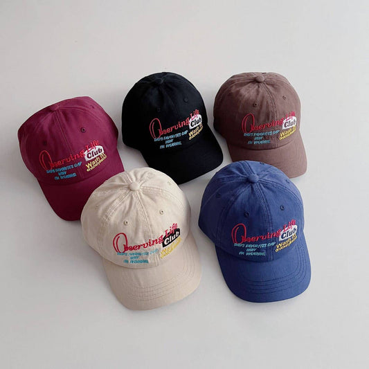 CHILDREN'S STYLISH EMBROIDERED BASEBALL CAP_CWAH2883