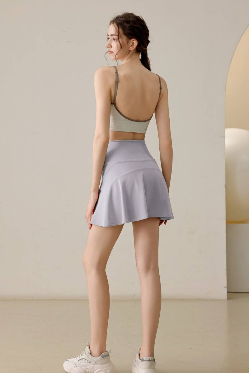 CWBSS0171_ANTI SLIP SPORTS YOGA  SHORT SKIRT