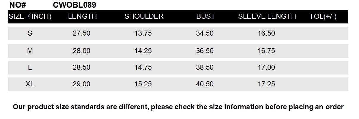 CWOBL089_Casual Work 3/4 Sleeve Open Front Blazer