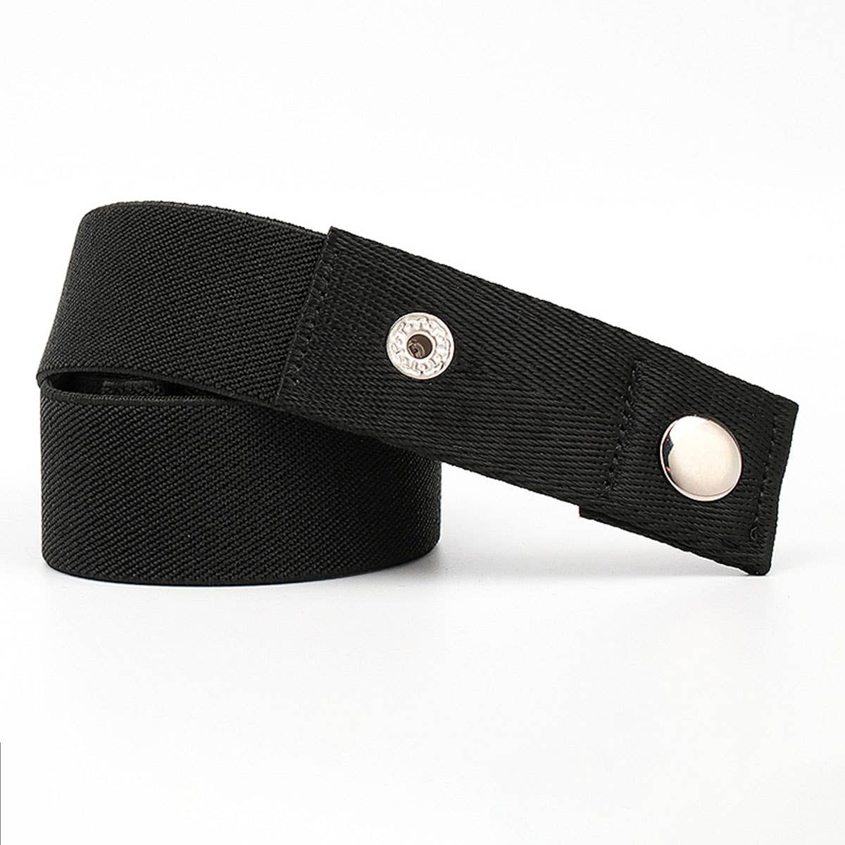 SEAMLESS WOVEN BUCKLELESS ELASTIC CANVAS BELT_CWABE0673