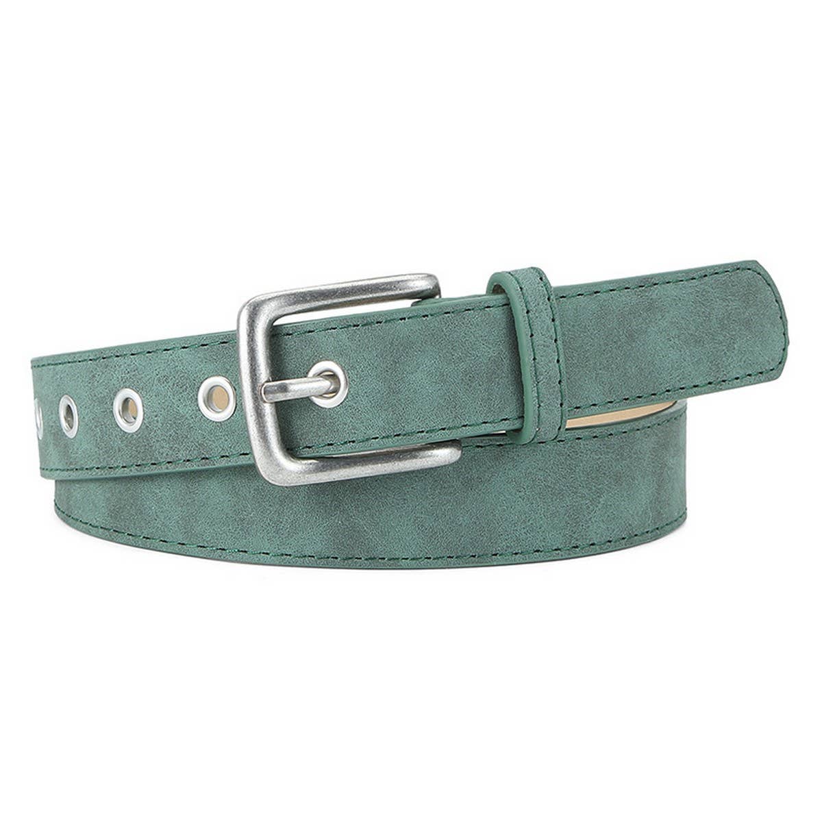 CWABE01258_MATTE PU BUCKLE BELT FOR WOMEN FASHION OUTFITS