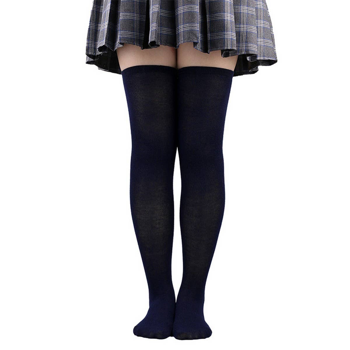 CWMM10088_WOMENKNEE-HIGH DANCE SOCKS COSPLAY