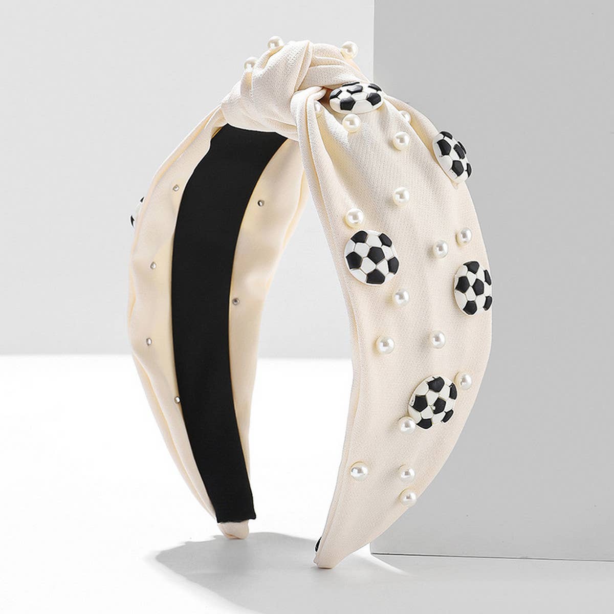 FOOTBALL BASKETBALL DECORATED PEARL HEADBAND
