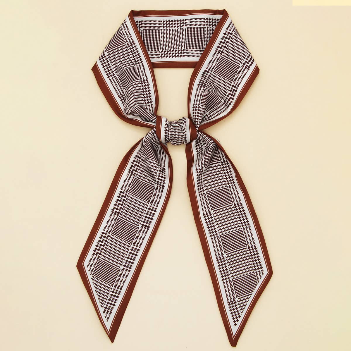 Letter Floral Twilly Scarf ? Hair Ribbon & Bag Tie