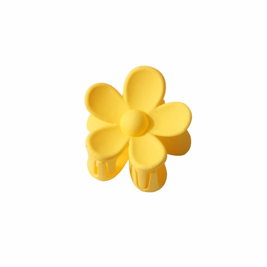 Mini Matte Flower Hair Claw Clip ? Cute Side Clip