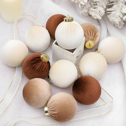 INS Velvet Wrapped Christmas Ball Gift Set_CWMM9866