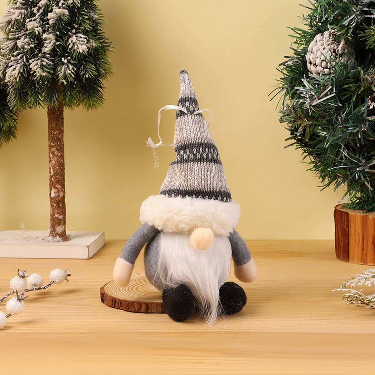 KNITTED HAT BALL FOREST OLD MAN PENDANT DECORATION