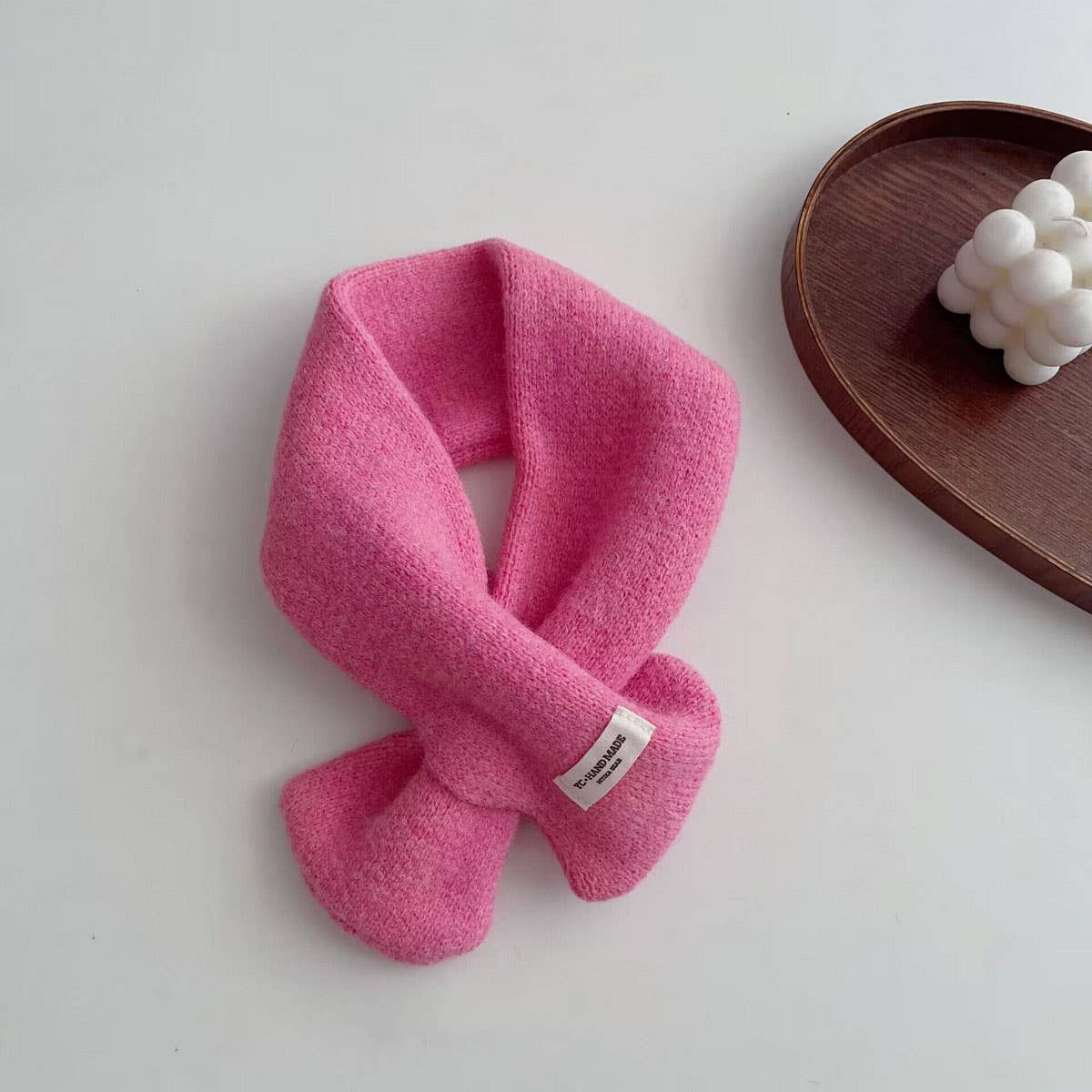 Kids Knit Scarf ? Soft Warm Cross Neck Warmer
