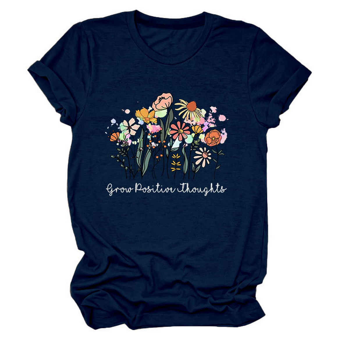 Women??¢s Casual Crew Neck T-Shirt, Soft Fit_CWTTS1488