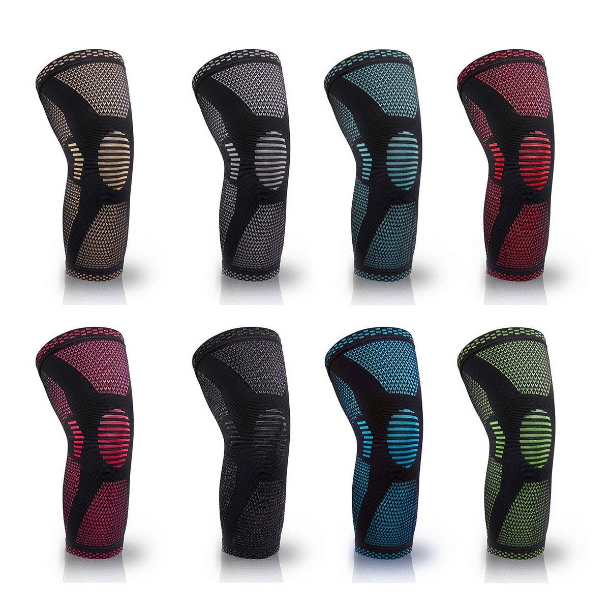 Compression Knit Knee Brace for Running & Sports