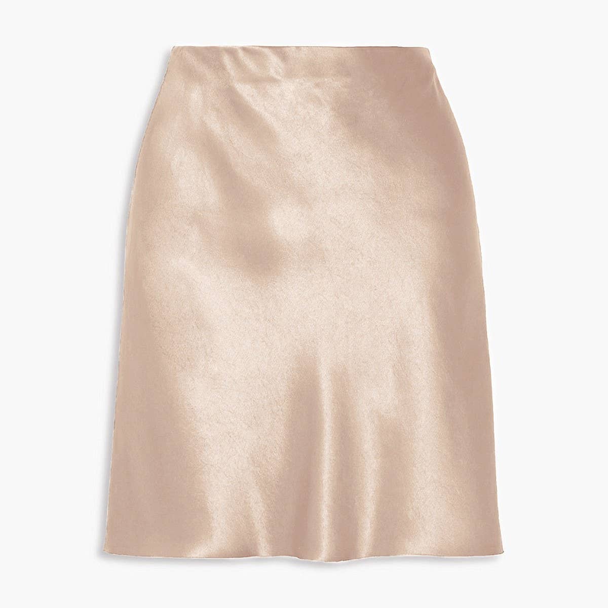 ACETATE SATIN SKIRT ELASTIC HIGH WAIST SHORT SKIRT_CWAB4801