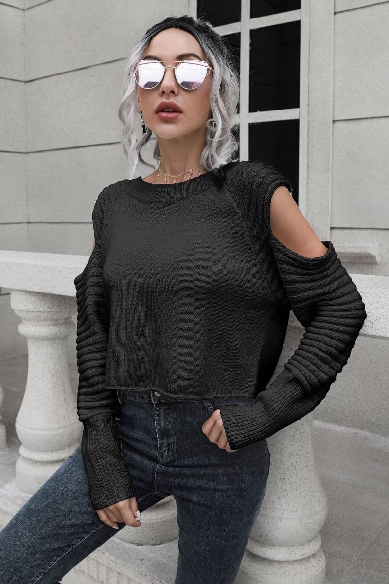 CWOSWL6373_DESIGN OFF-THE-SHOULDER, LONG-SLEEVED SWEATER