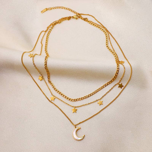 VERSATILE GEOMETRIC OT BUCKLE HEART-SHAPE NECKLACE