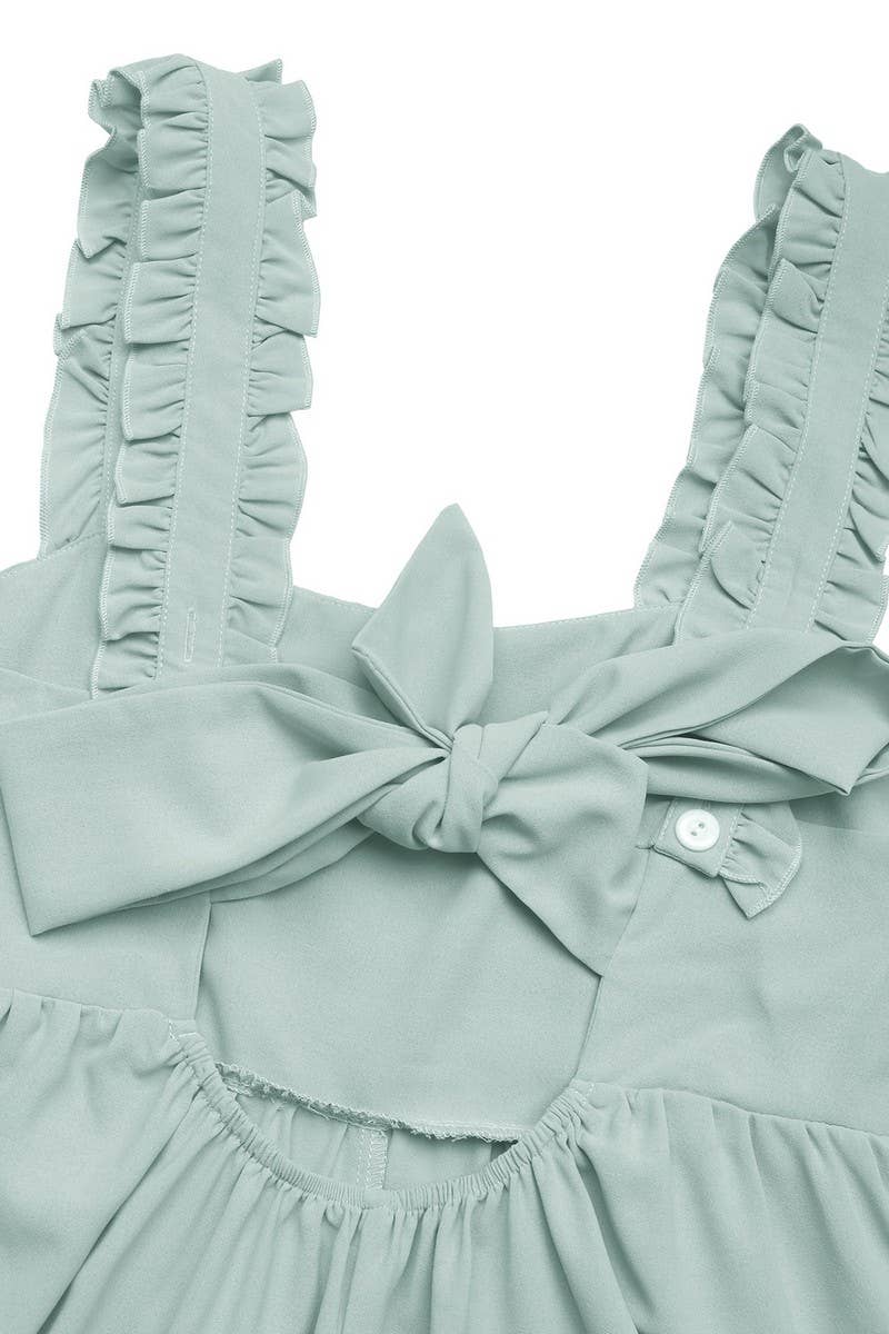 CWSJS1278_SOLID COLOR CASUAL SLEEVELESS OVERALLS JUMPSUIT