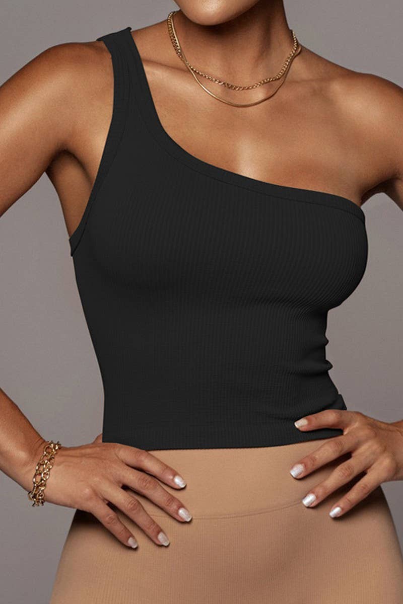 CWTTK0819_THREADED CROPPED ONE SHOULDER CAMISOLE