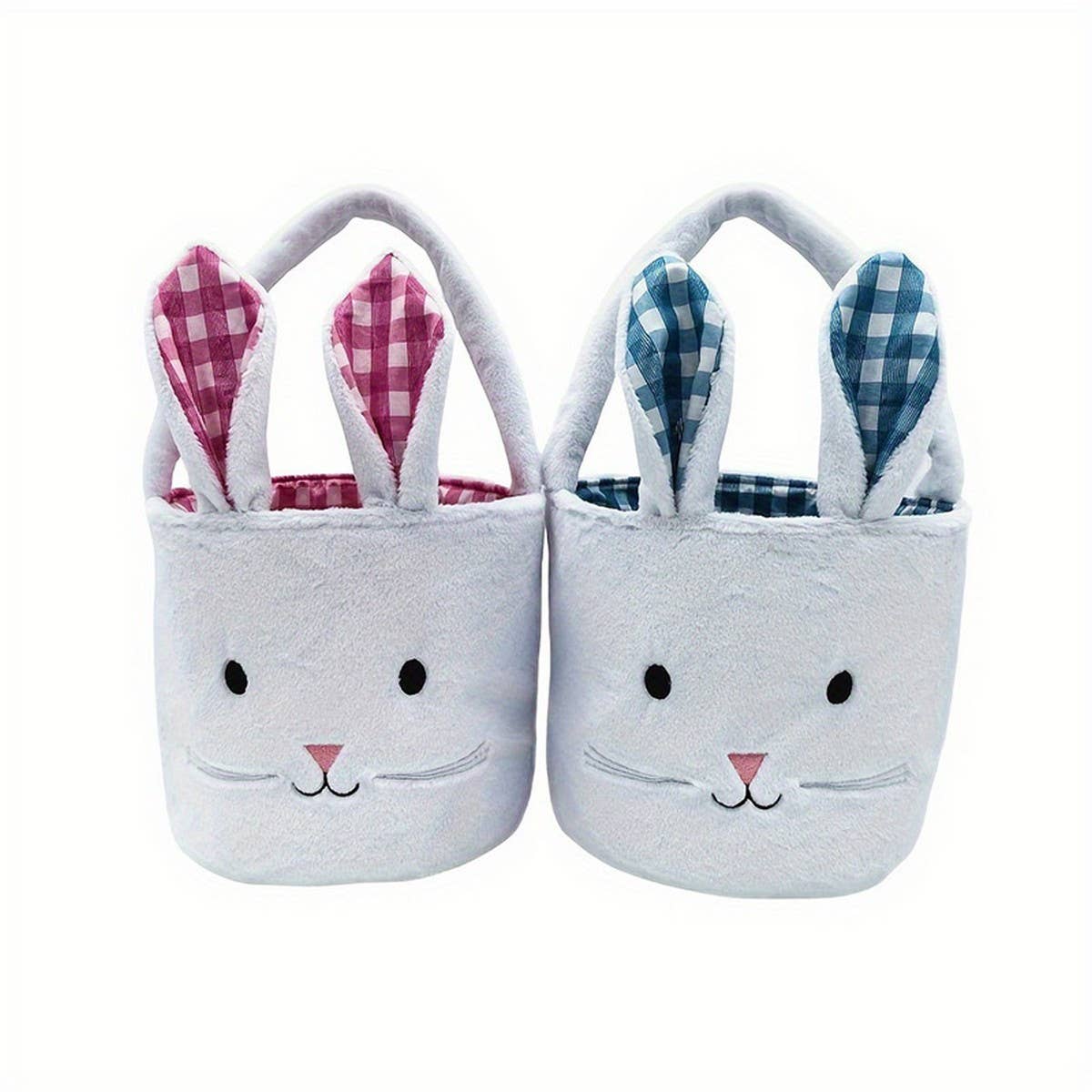 EASTER BASKET BUNNY DOLL FABRIC BASKET DECORATION