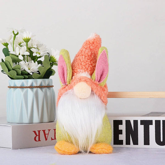 EASTER CARTOON BUNNY FACELESS DOLL ORNAMENTS