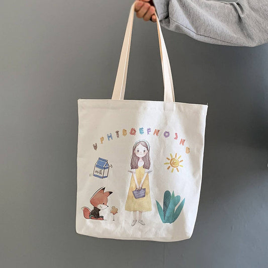 NEW SWEET AND CUTE GIRL CANVAS BAG_CWAB2186