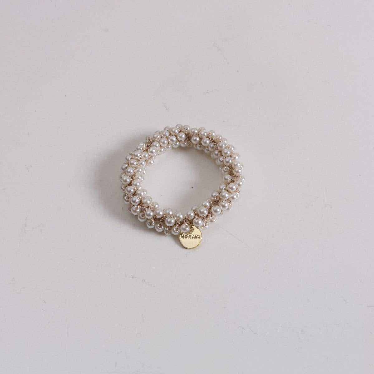 Cute Pearl Crystal Hair Tie Elastic Handmade Band