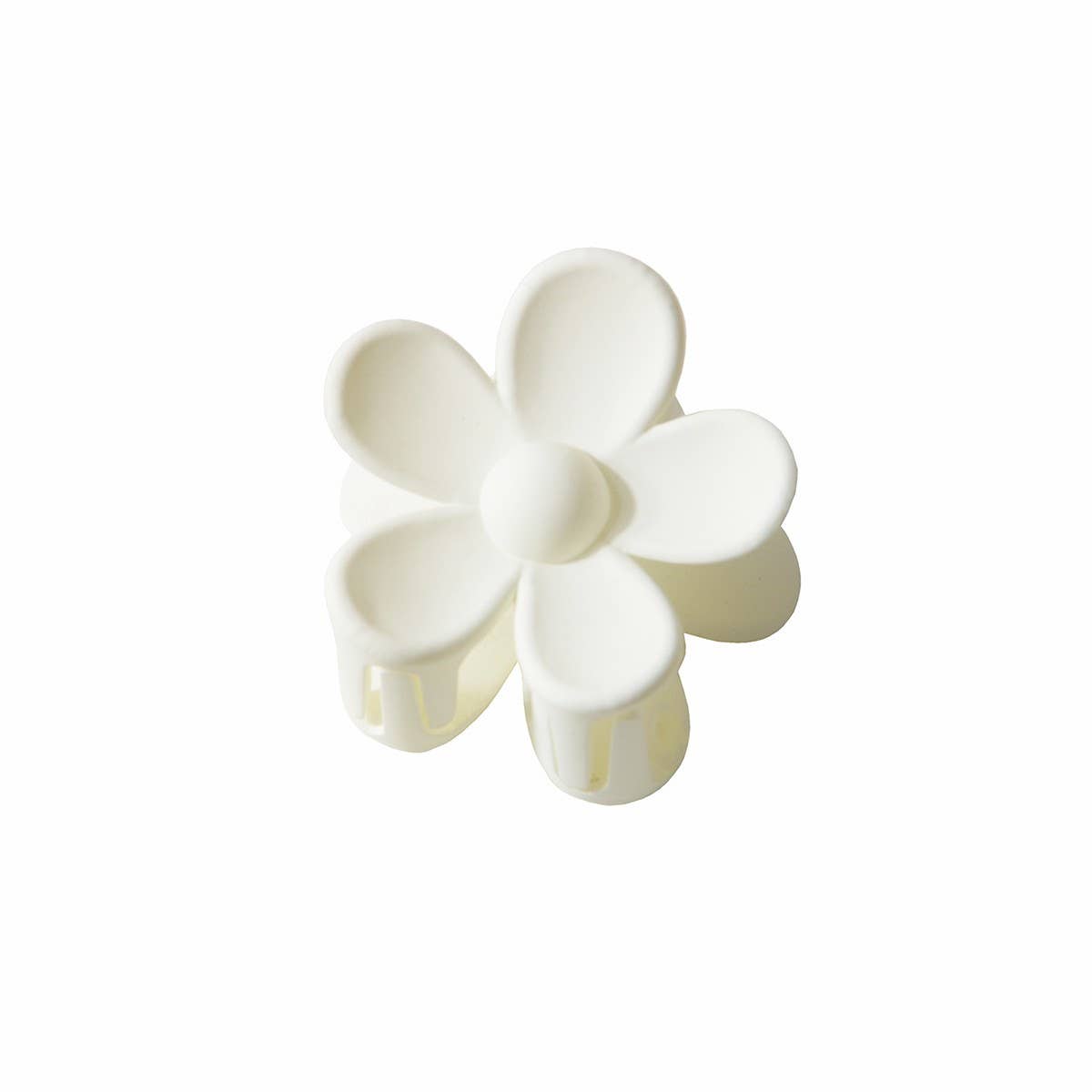 Mini Matte Flower Hair Claw Clip ? Cute Side Clip