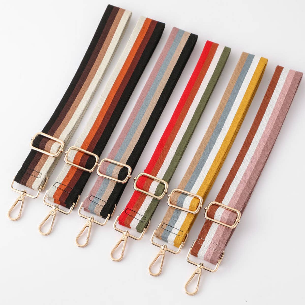 STRIPE ADJUSTABLE BAG STRAP_CWMM0364