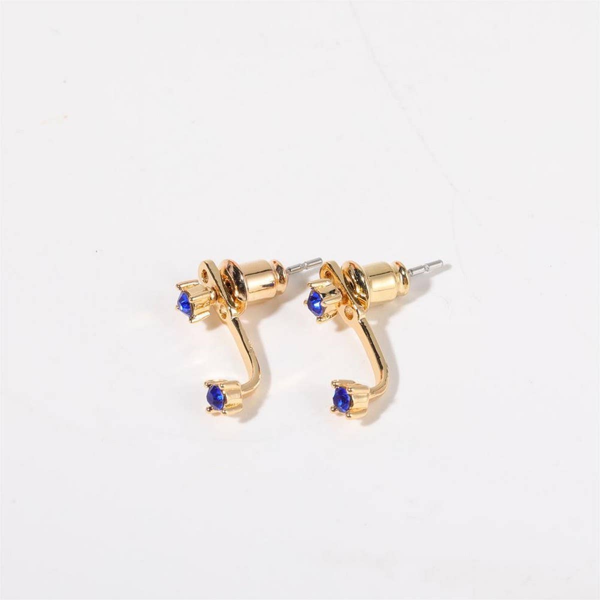 Simple colorful birthstone earrings_CWMM5346