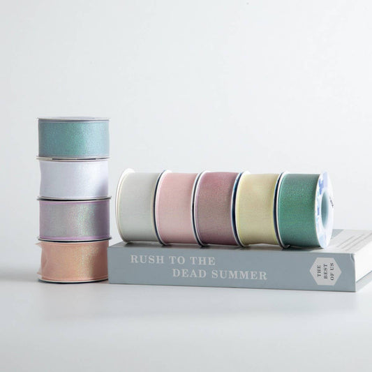 COLORFUL LINEN COTTON RIBBON DIY RIBBON