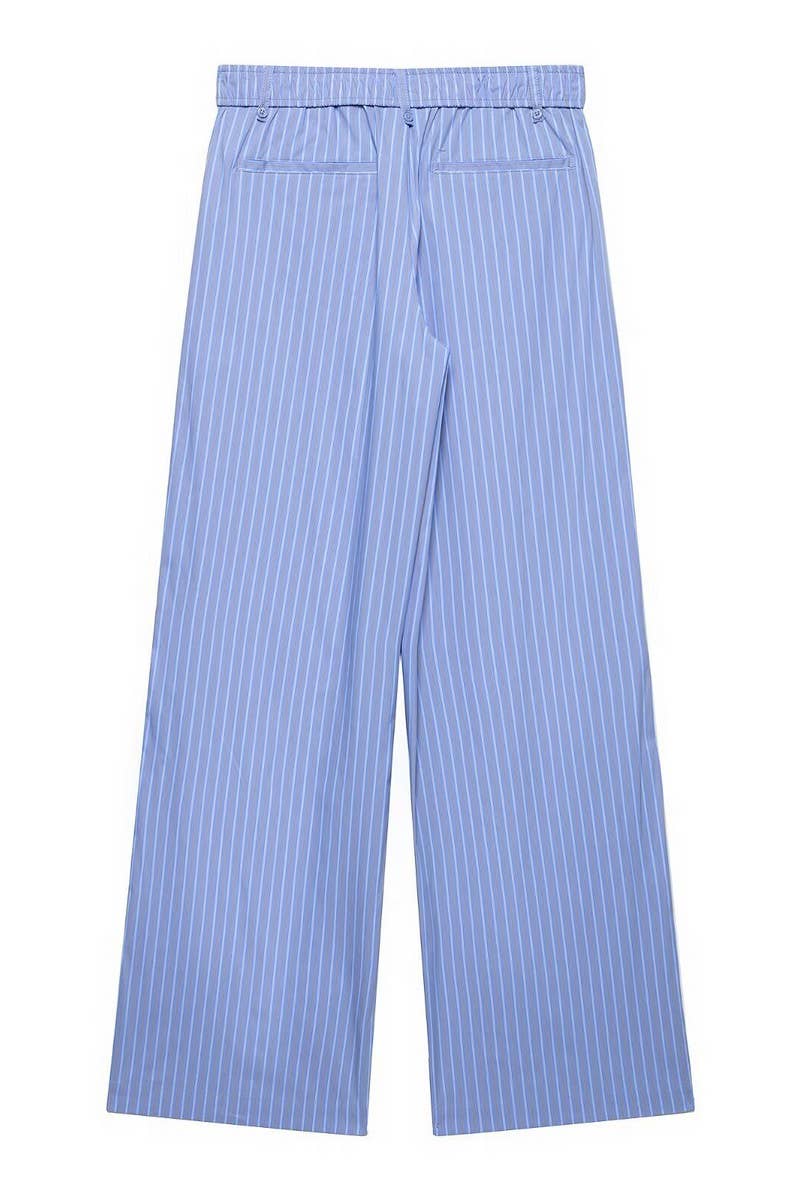 CWSBSSL0152_FASHION CASUAL STRIPED VEST + PANTS SET