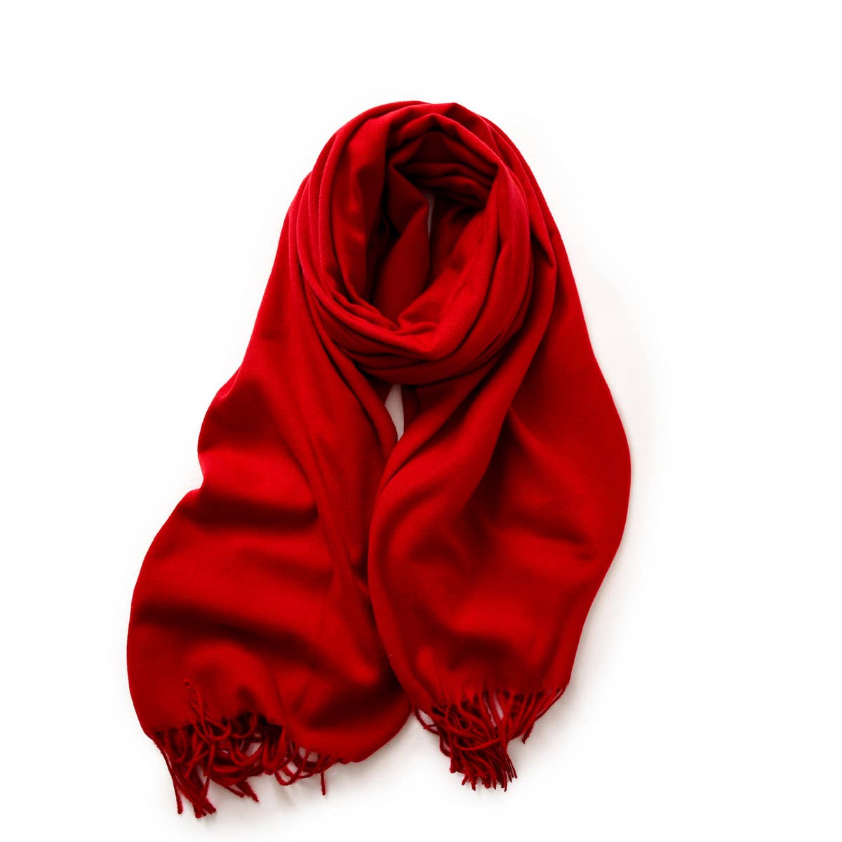 Winter Scarf Shawl - Soft Warm Fringe Design