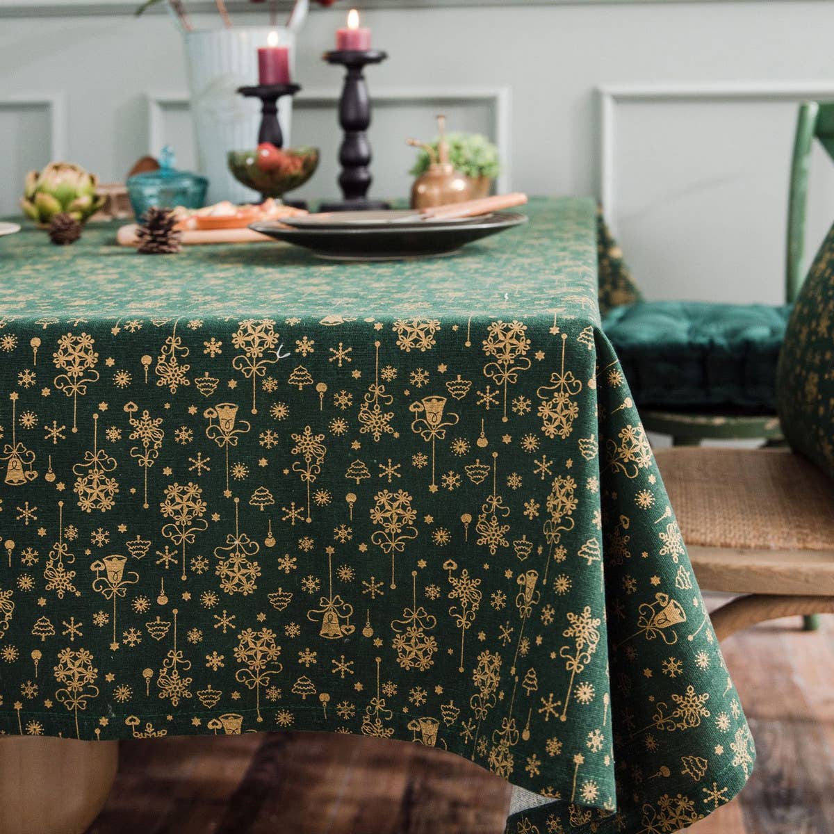 RECTANGULAR WIND CHIME HOT STAMPING TABLECLOTH_CWMM0970