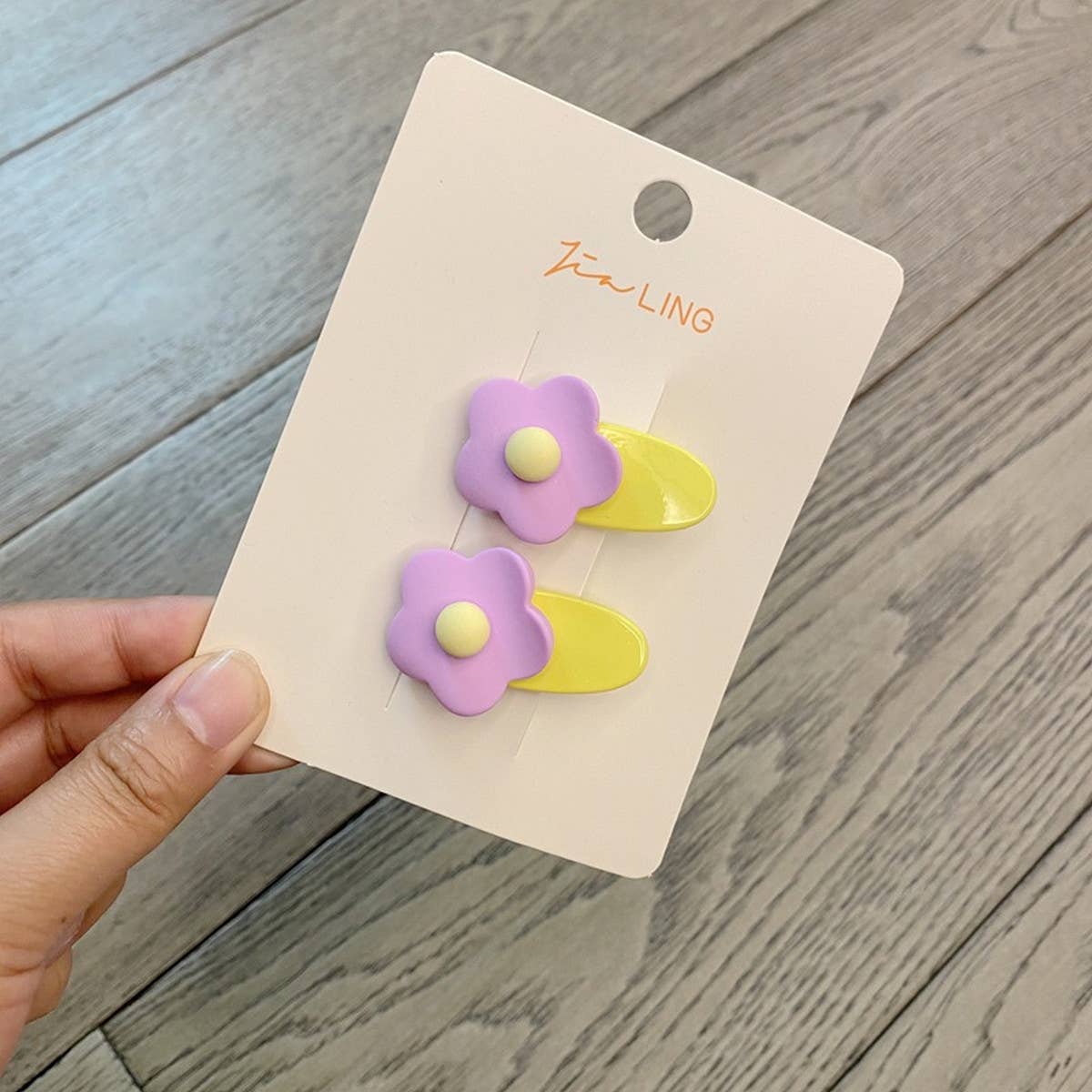 2024 NEW CHILDREN'S FLOWER OVAL HAIRPIN_CWAHA1819