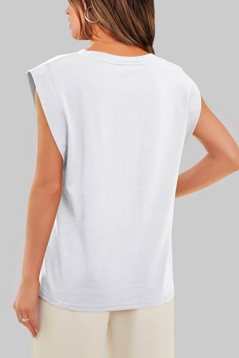 CWTTSL0240_Round Neck Sleeveless Knit Top