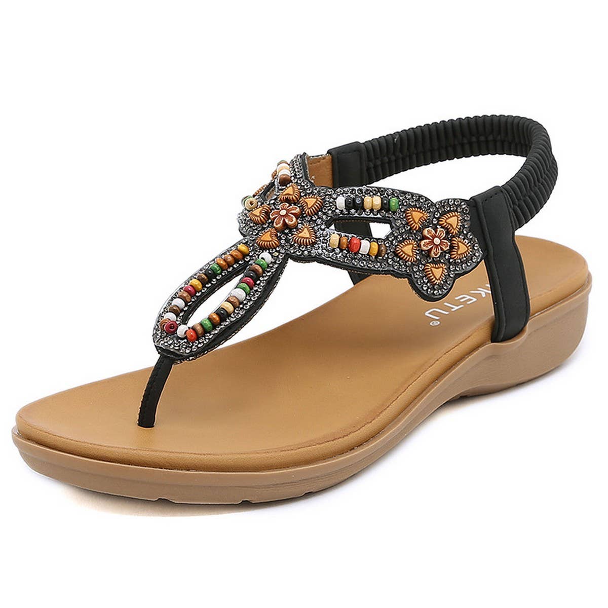 BOHEMIA THICK SOLE CLIP TOE SANDALS_CWSHS0532