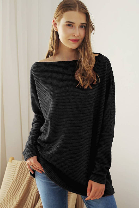 CWTTL722-M_IN BATWING SLEEVE PULLOVER SWEATER KNIT_B30425