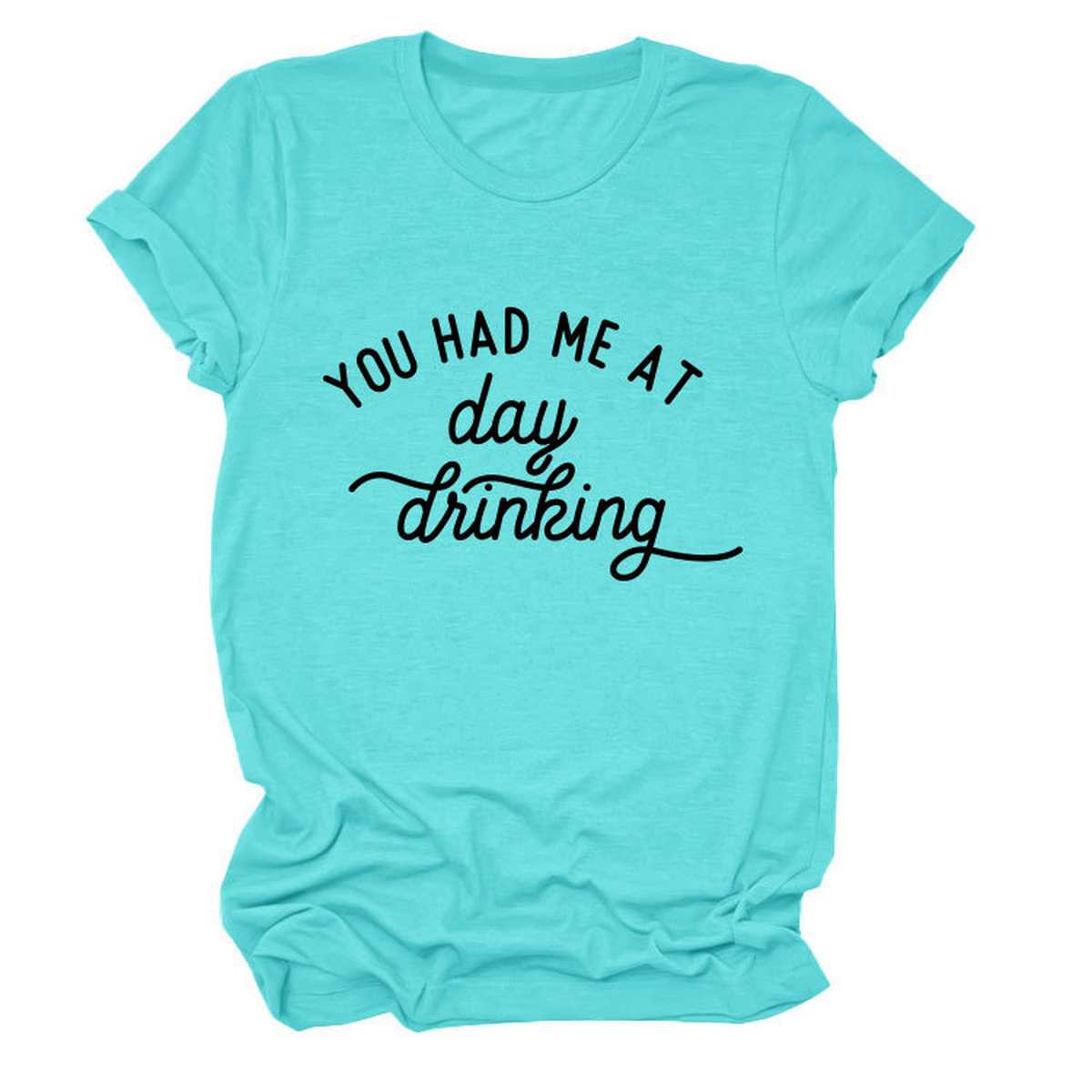 Women?™s Summer Tee Day Drinking Quote Shirt_CWTTSL0491
