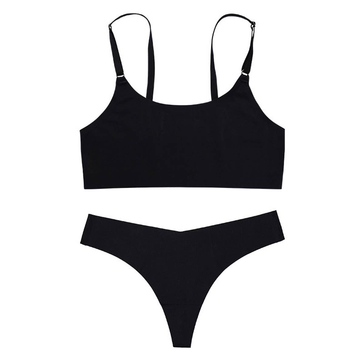 WOMEN PLUS SIZE T-UNDERWEAR BRA SET