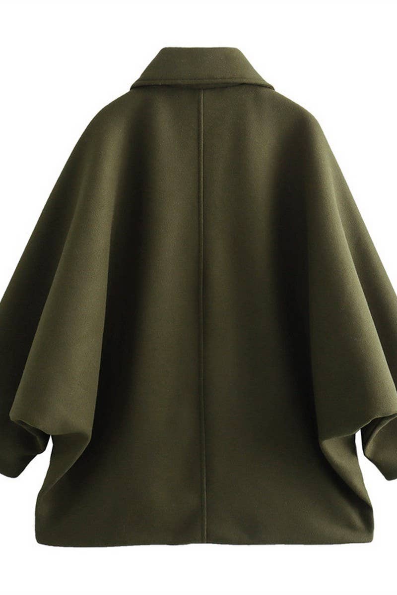 CWOCO1094_SOLID COLOR LAPEL POCKET LONG SLEEVE COAT