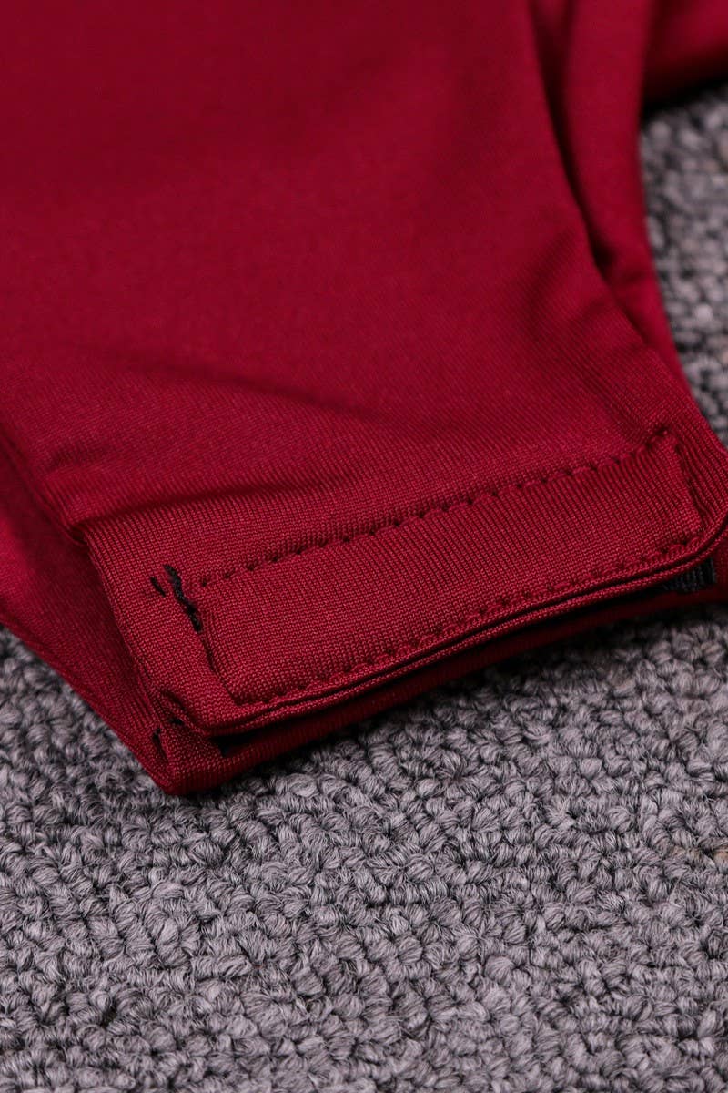 CWSBSS00013_DEEP V NECK SHORT SLEEVE SEXY BODYSUIT